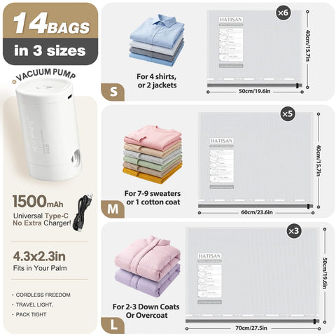 Hatisan vacuum seal bags tear-resistant material close-up.