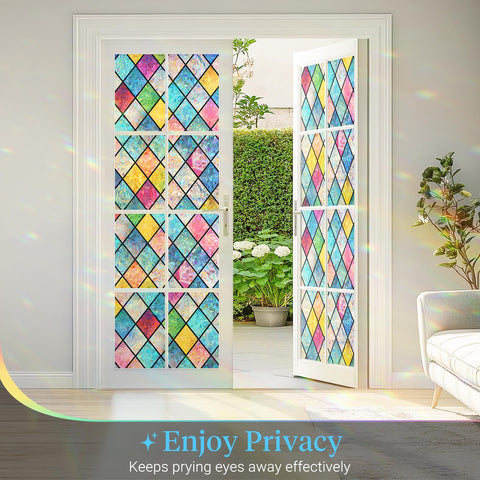 Haton playroom window film privacy art creates a calm, imaginative space.