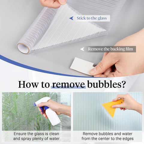 Haton reusable window film can be removed and repositioned easily.