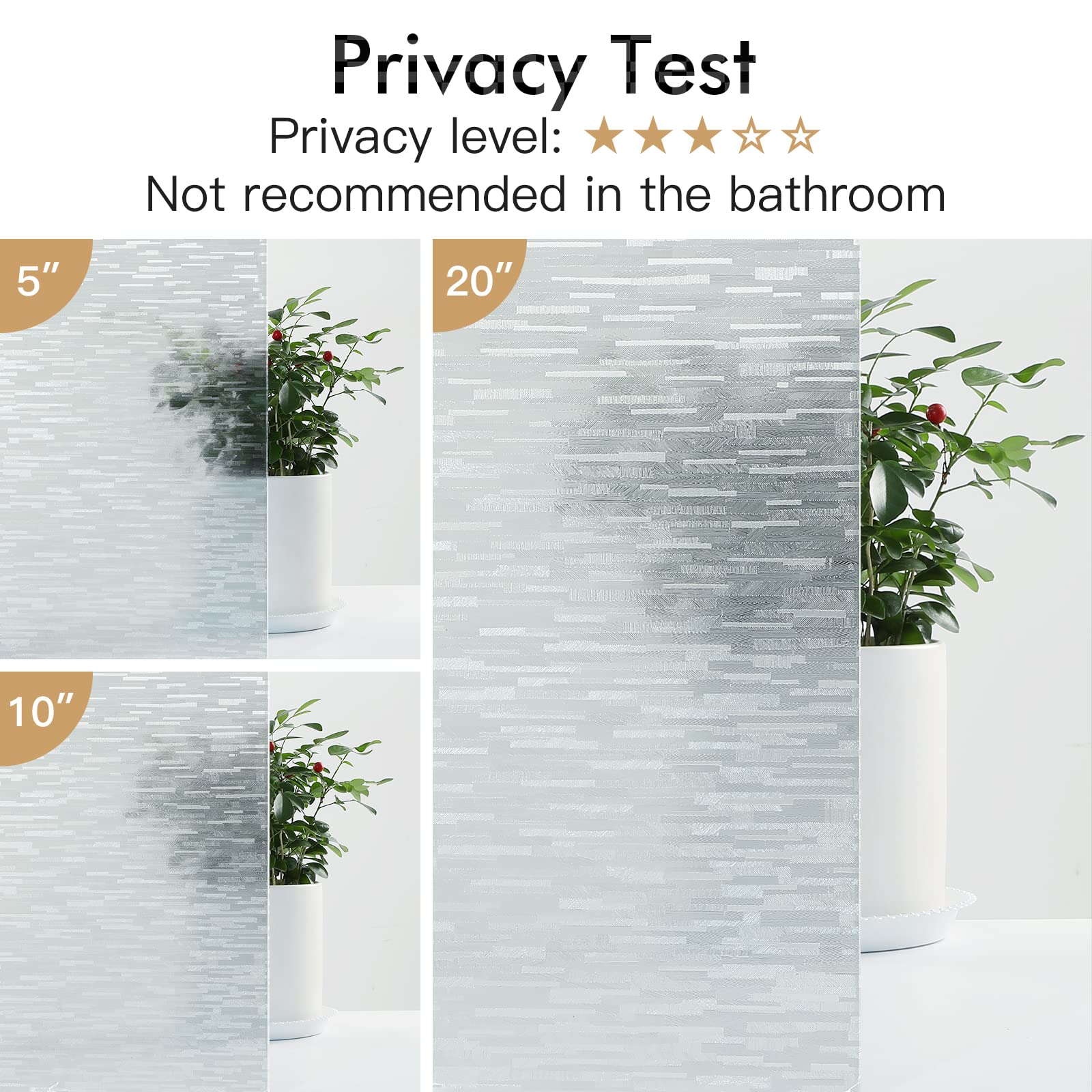 Haton window film maintains natural light while boosting privacy.