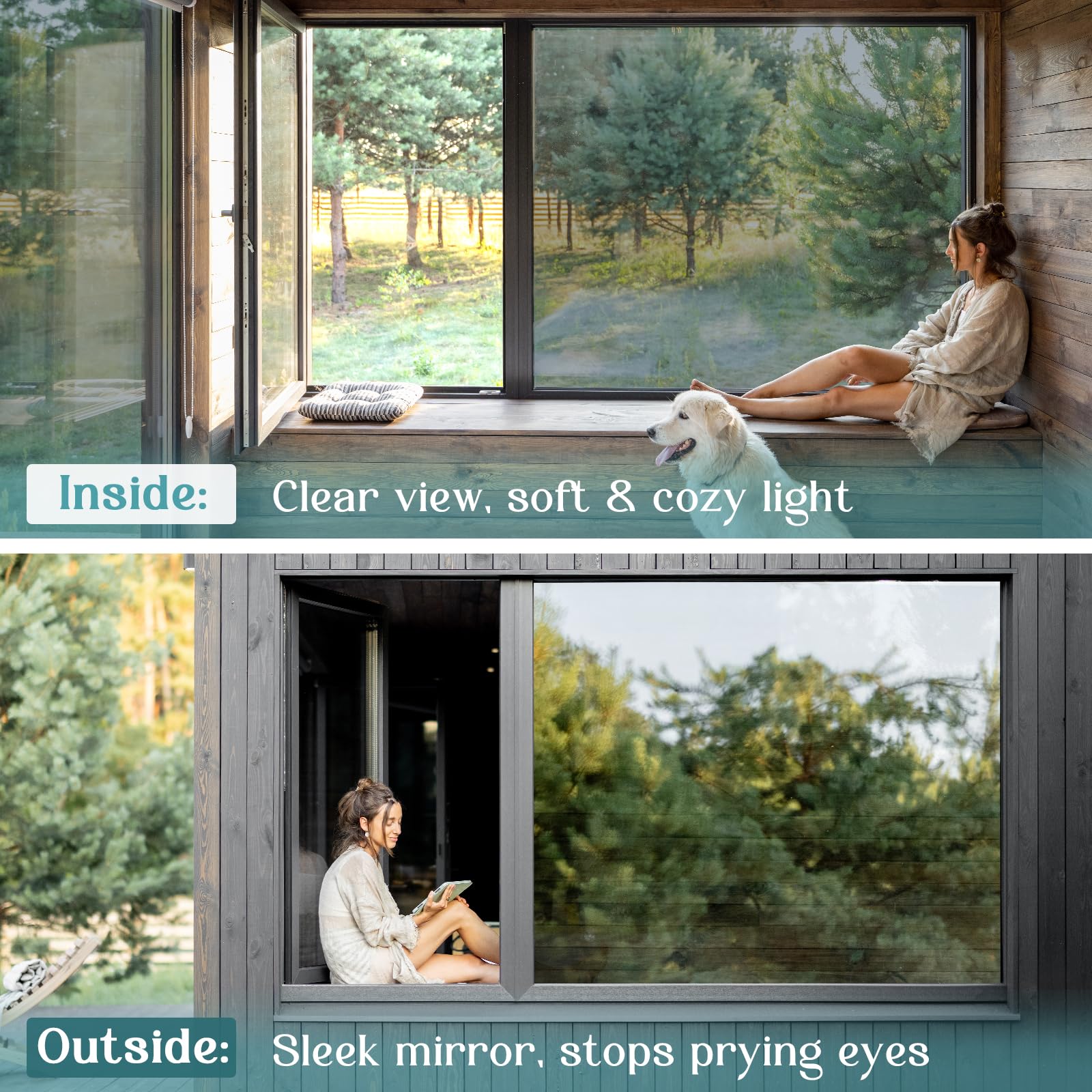 Haton window film blocks UV and glare; protects furnishings.