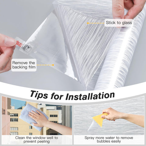 Haton no-residue removal keeps glass clean when removing or repositioning.
