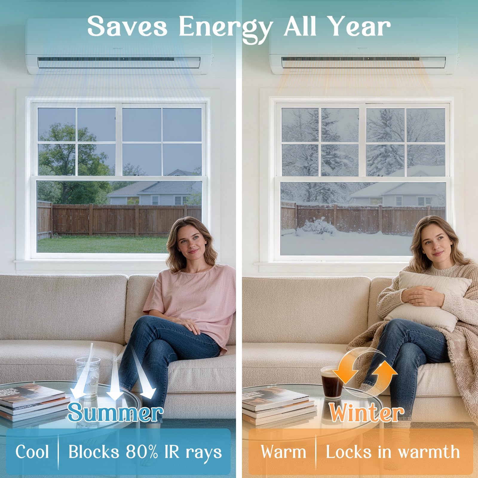 Haton privacy film reflects sunlight creating glare reduction on glass