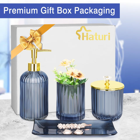 Haturi vanity tray organizes cosmetics and jewelry beautifully