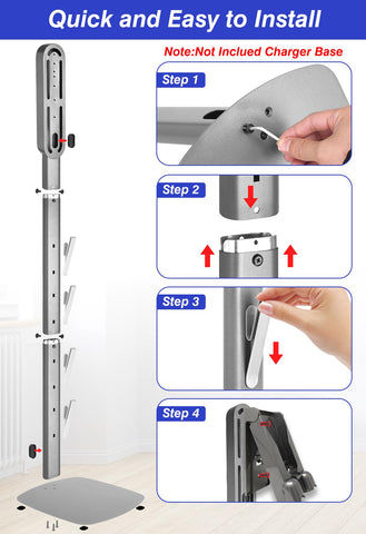 Haturi Dyson Gen5 stand heavy-duty metal frame for durable use.