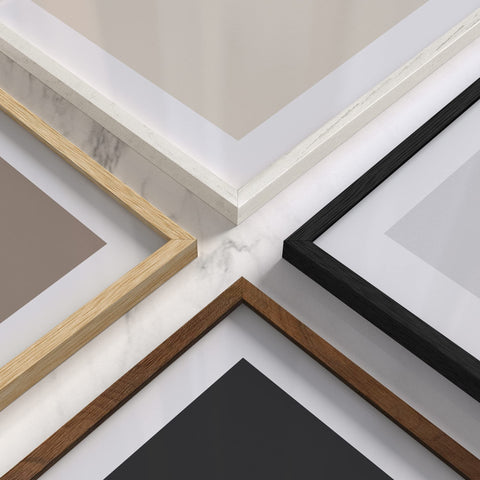 HAUS AND HUES 11x14 frame showcases art prints with timeless durability and style.