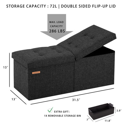 HAUSFRAU linen-black finish adds modern decor appeal