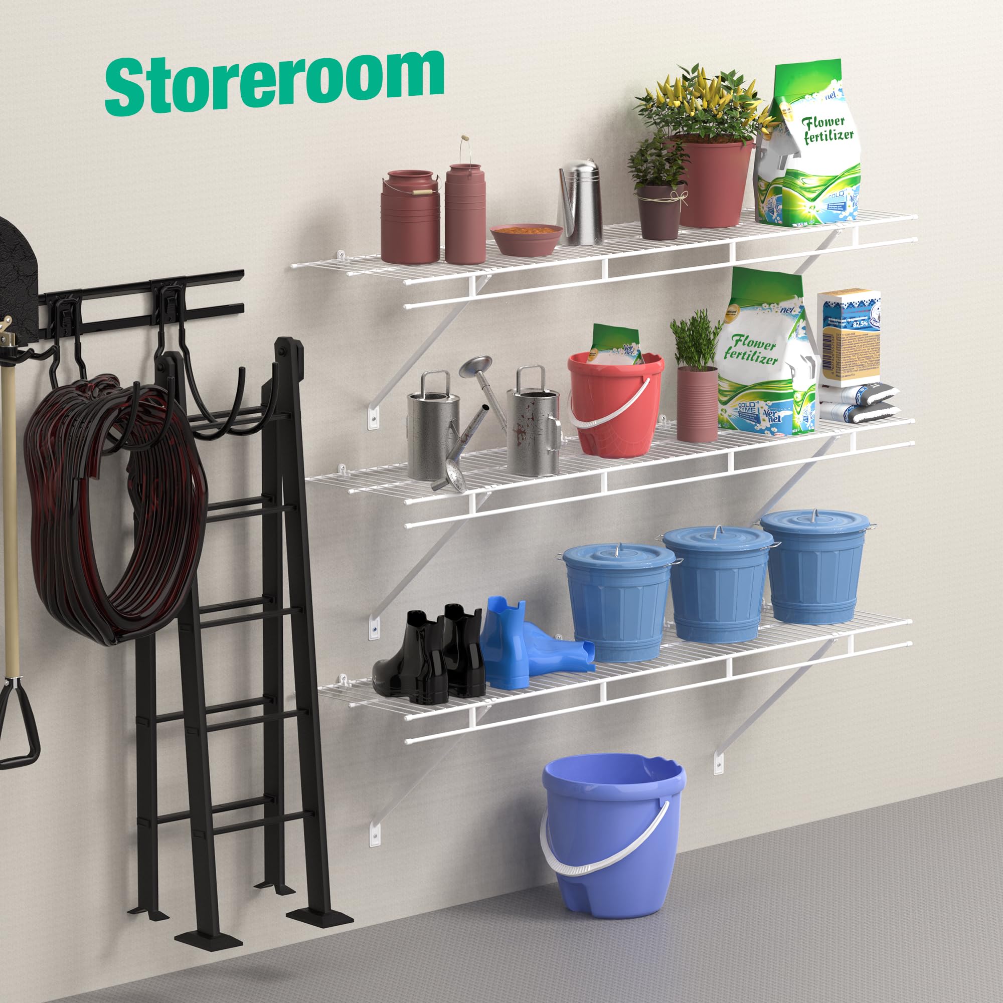 HAUSHOF versatile storage for laundry, pantry, garage, and basement