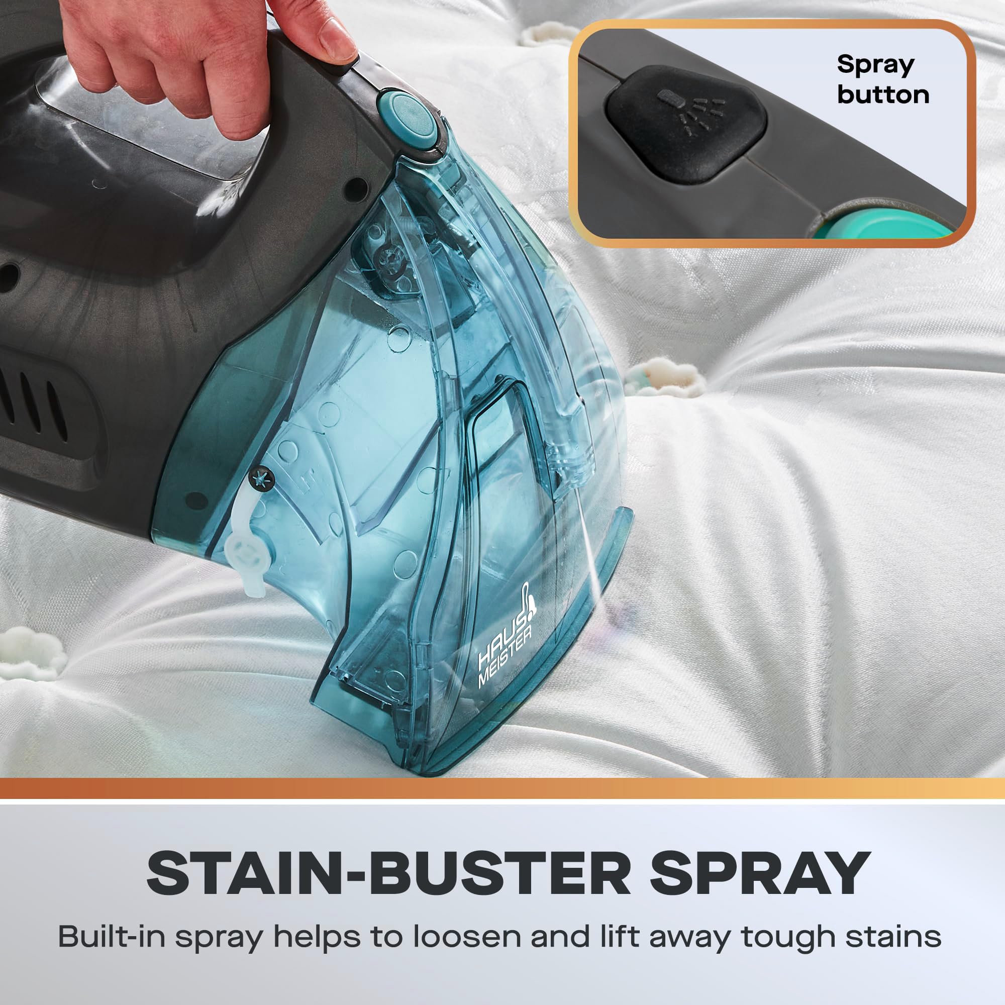 Hausmeister Hydroflex self-cleaning system simplifies maintenance after use.