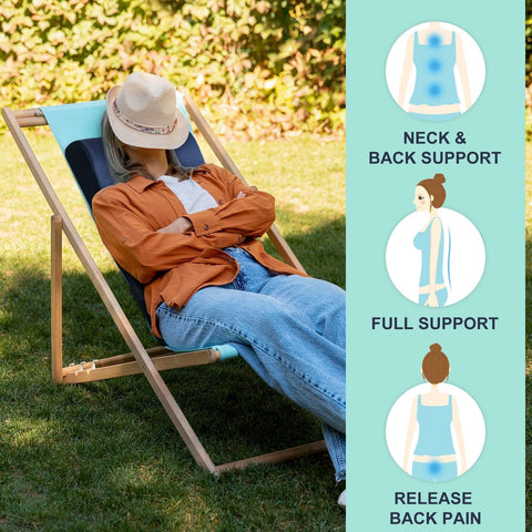 HAVARGO anti-slip backing keeps cushion secure in use