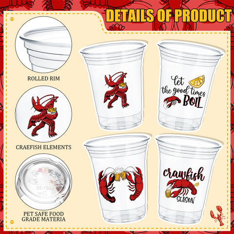 Havawish 12oz clear plastic tumblers perfect for hot or cold drinks at gatherings.