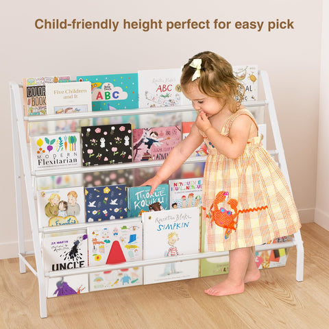 HAVEDAWN shelves with books illustrating clear visibility and independent access
