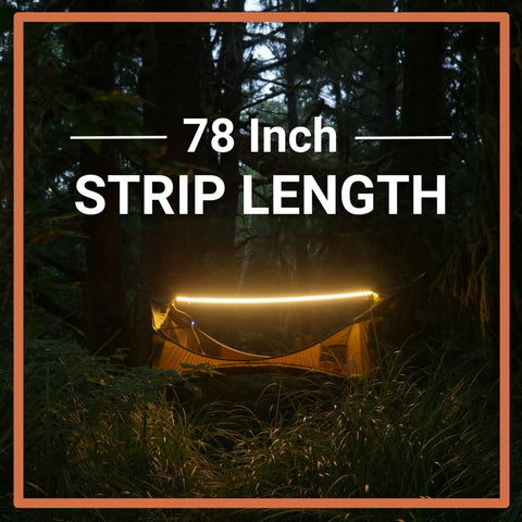 Haven Ridgelight creates hammock camping setup lighting with even brightness.