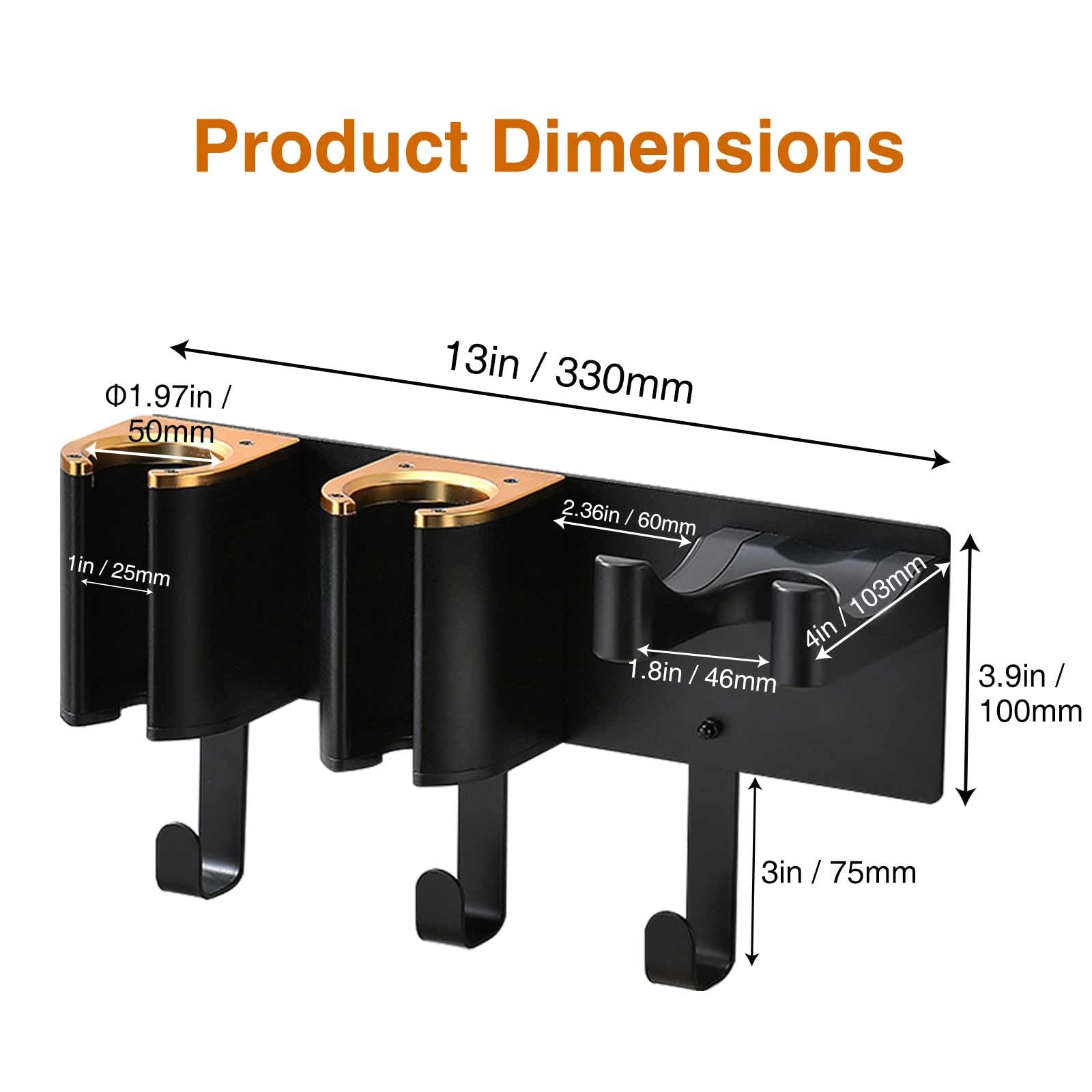 HAVICATO slim-design wall mount, space-saving solution for small spaces.