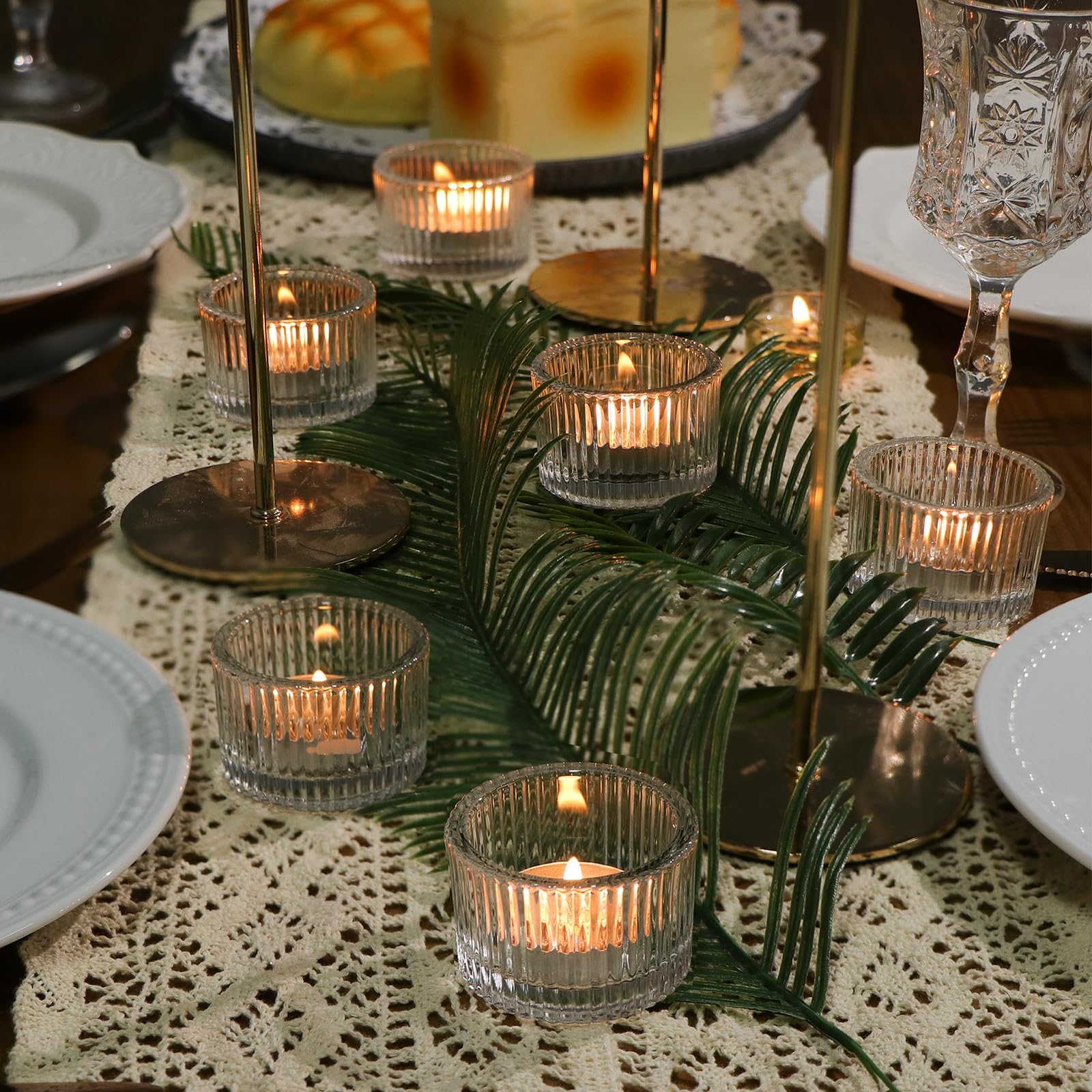 HAVITI classic lines reflect light for festive tables and intimate gatherings.