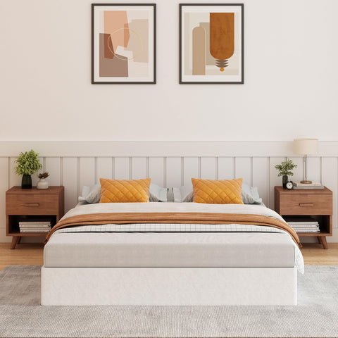 HAVONIZD boxspring full dimensions 75-by-54 inches fit standard full beds.