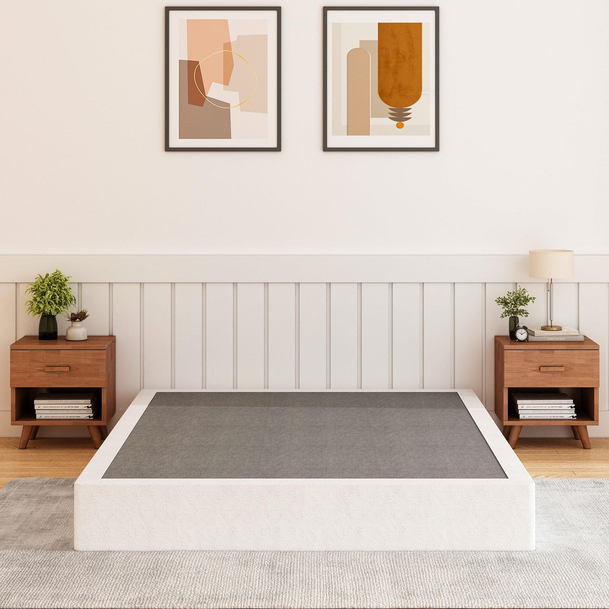 HAVONIZD boxspring full frame assembly for stable mattress setup.