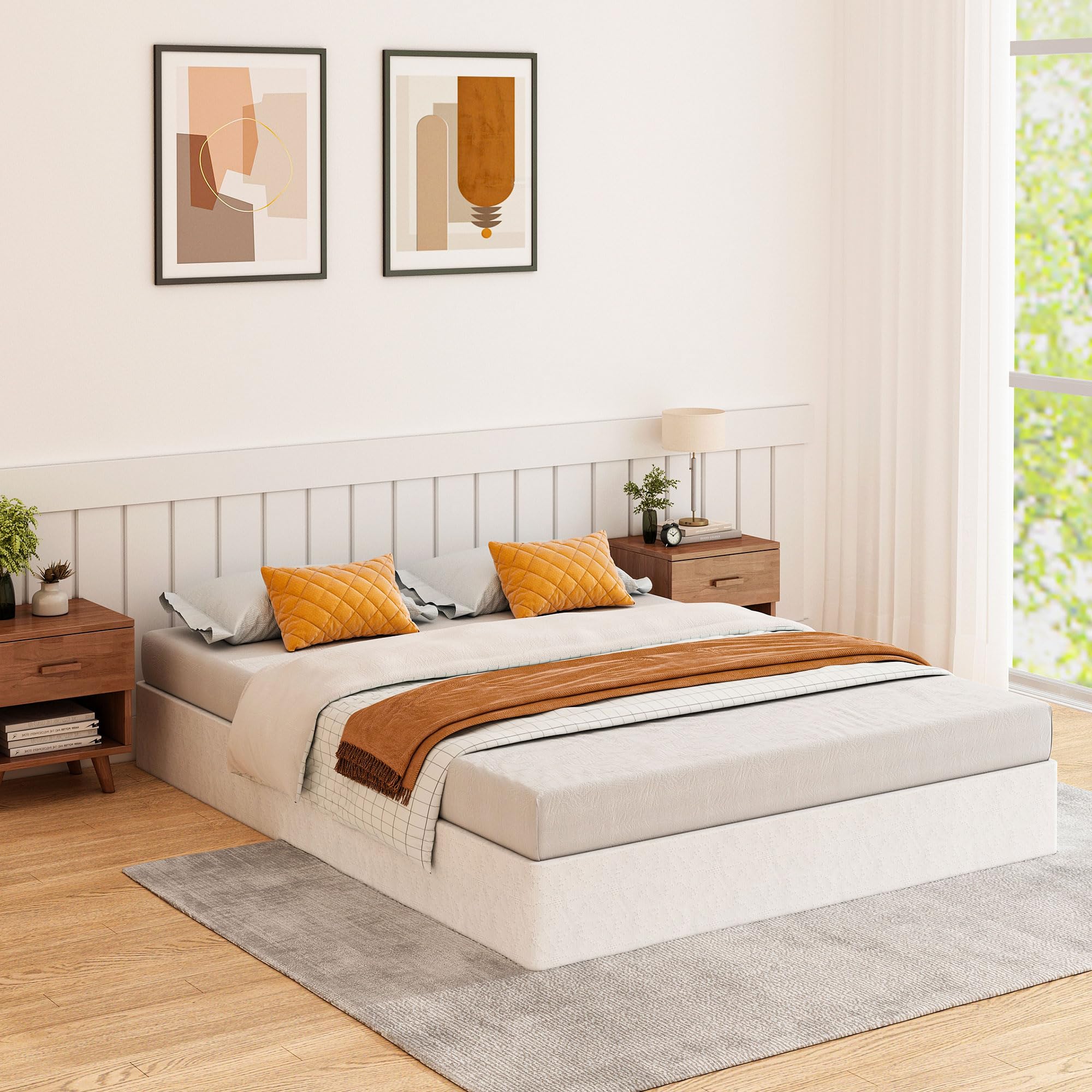 HAVONIZD boxspring full removable-cover enables quick cleaning and hygiene.
