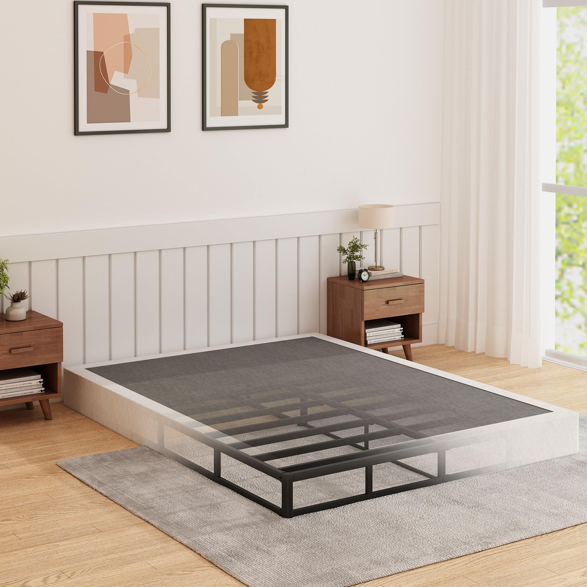 HAVONIZD 7-inch queen box spring operates quietly for undisturbed sleep.