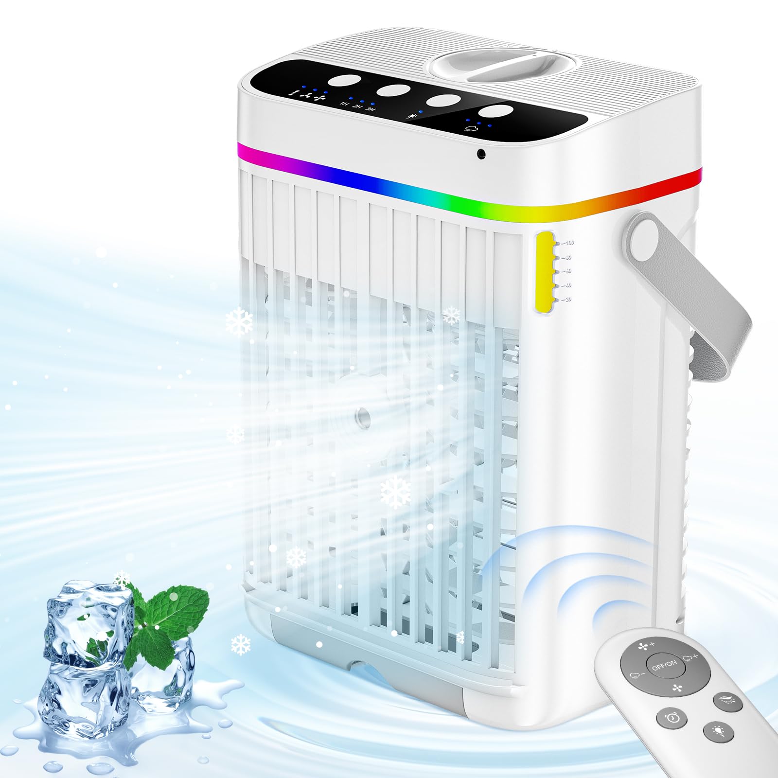 HAWANA 4-in-1 mini air conditioner demonstrates versatility for desk or small room