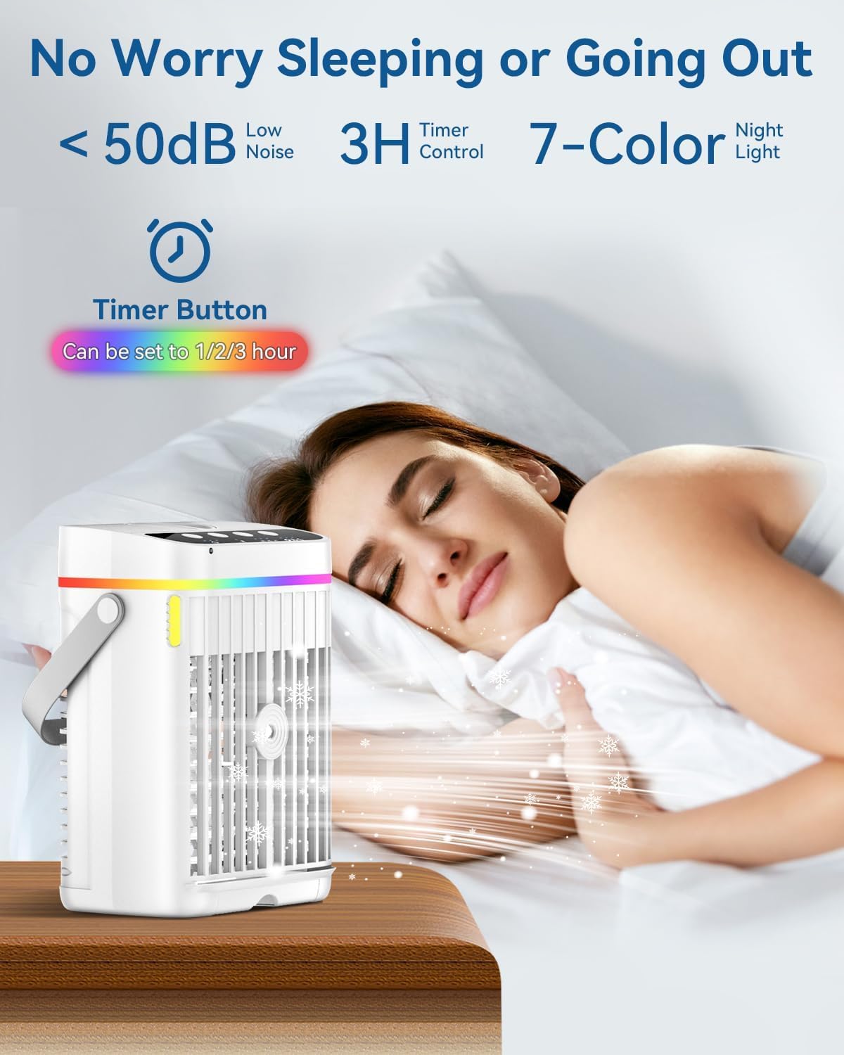 HAWANA 7-color LED night light for ambient evening lighting