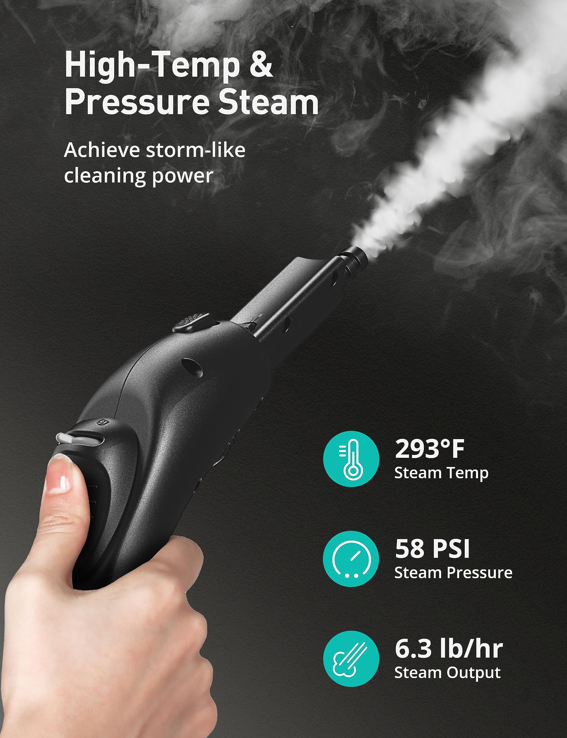 HawKam car interior steam cleaning removes odors and grime safely.