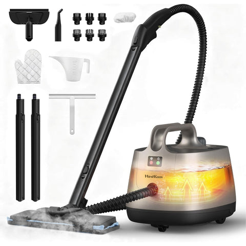 HawKam Carpet Steam Cleaner water tank enables long cleaning sessions without refills.