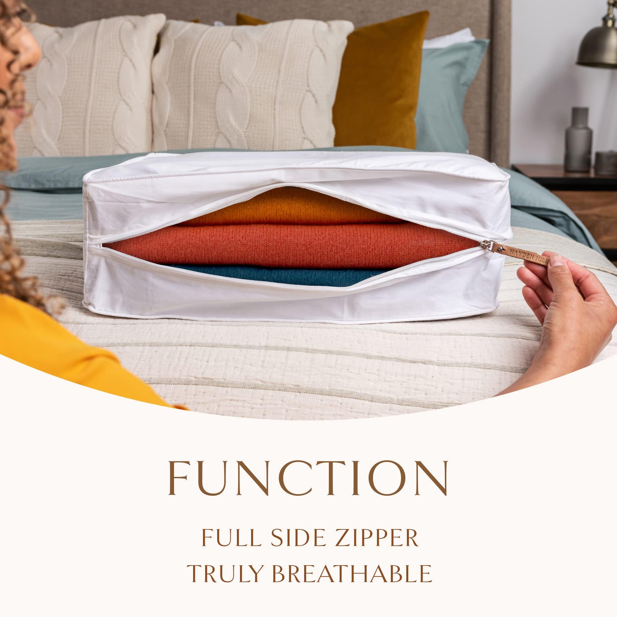 Hayden Hill organic cotton fabric feels soft and breathable for delicate knits.
