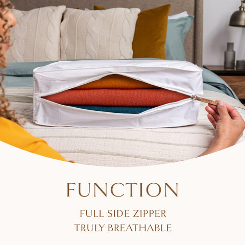 Hayden Hill organic cotton fabric feels soft and breathable for delicate knits.