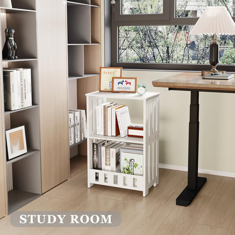 Hayofamy display shelf idea for neat bedroom or living space.