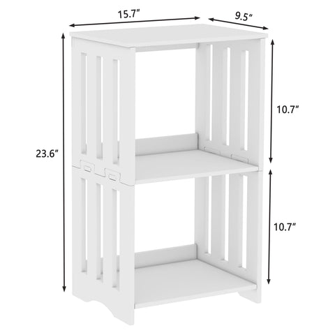 HAYOFAMY small bookshelf bedside table keeps essentials within reach.