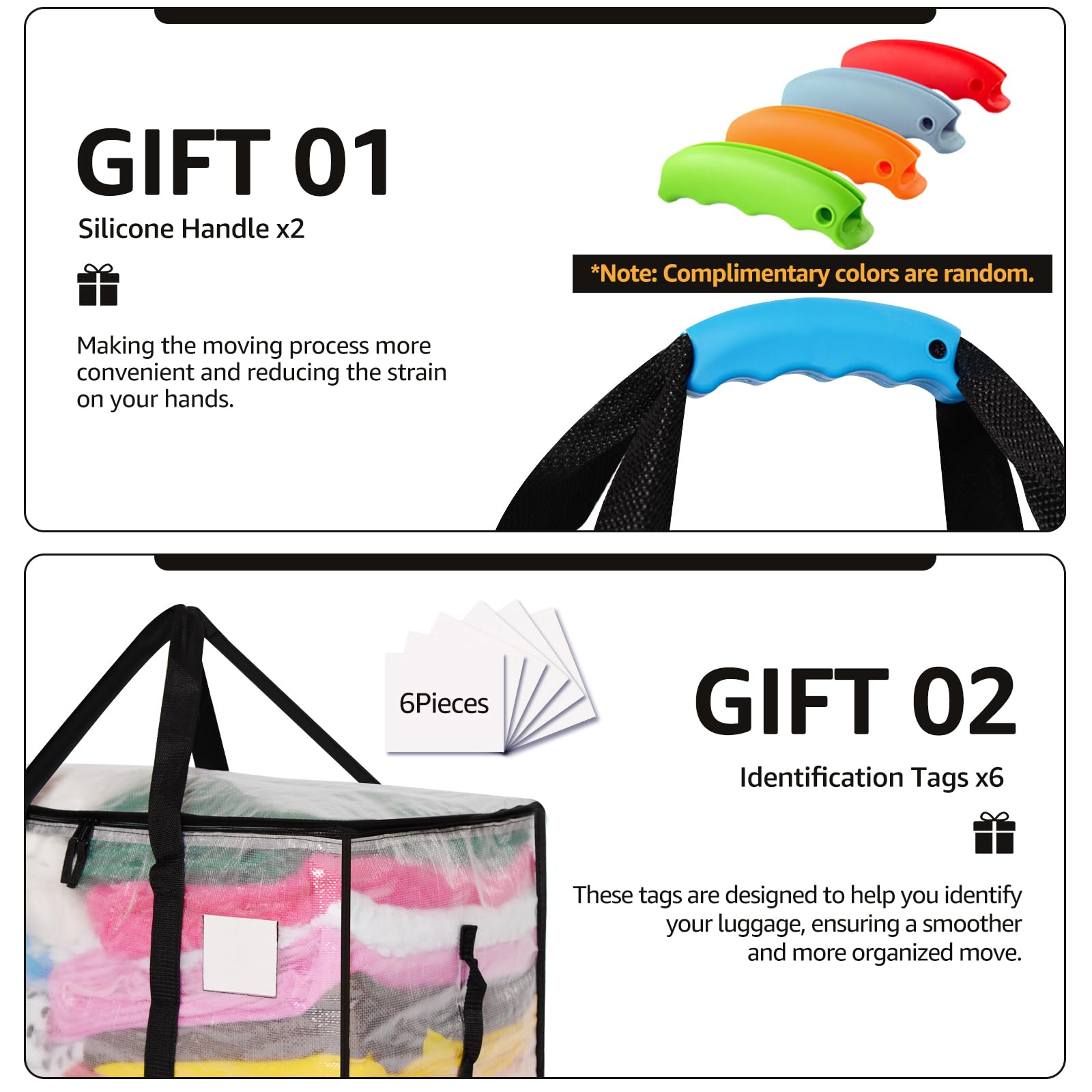 Hayoulabo bag with reinforced silicone handles for comfortable lifting.