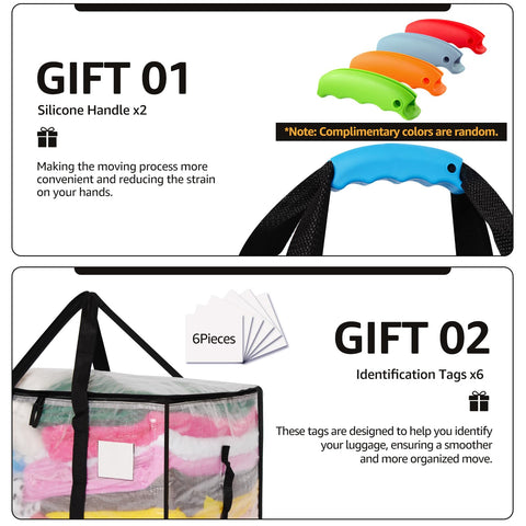 Hayoulabo bag with reinforced silicone handles for comfortable lifting.