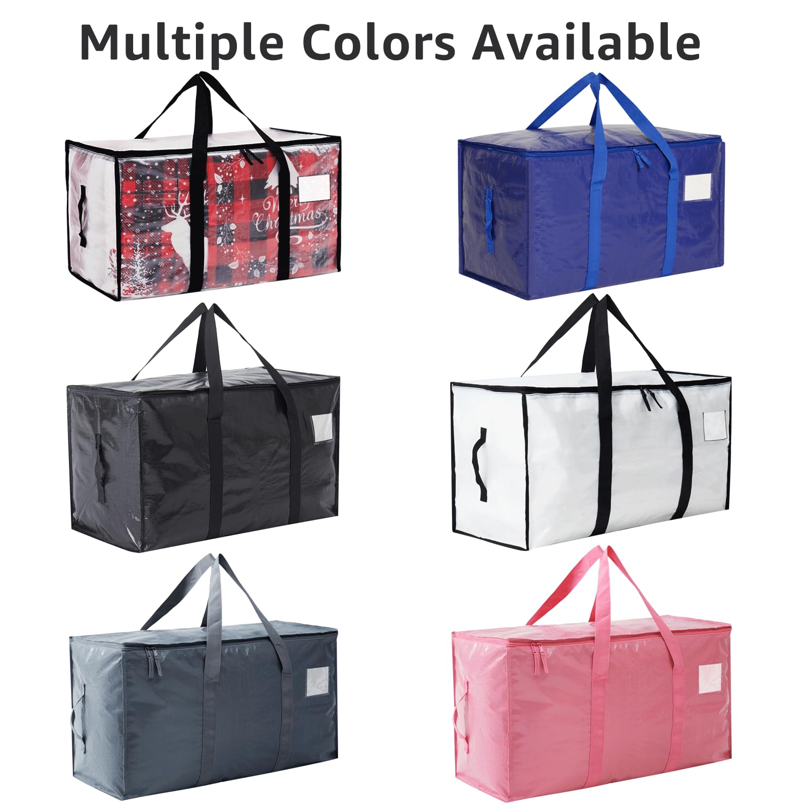 Hayoulabo moving bag with transparent body for quick content visibility.