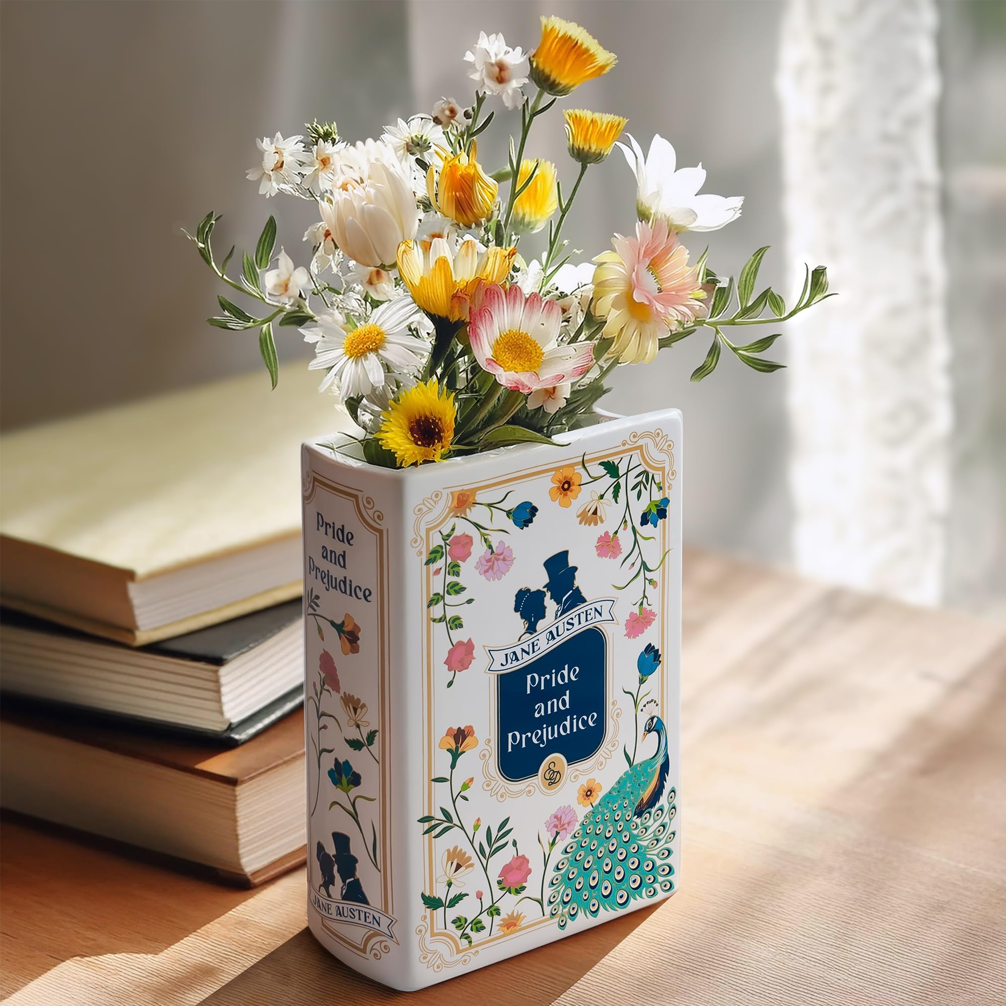 Hazel & Harold's Pride and Prejudice vase adds Regency-inspired elegant charm