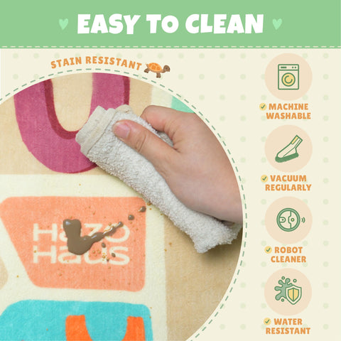 Hazo Haus child-safe rug made with non-toxic materials
