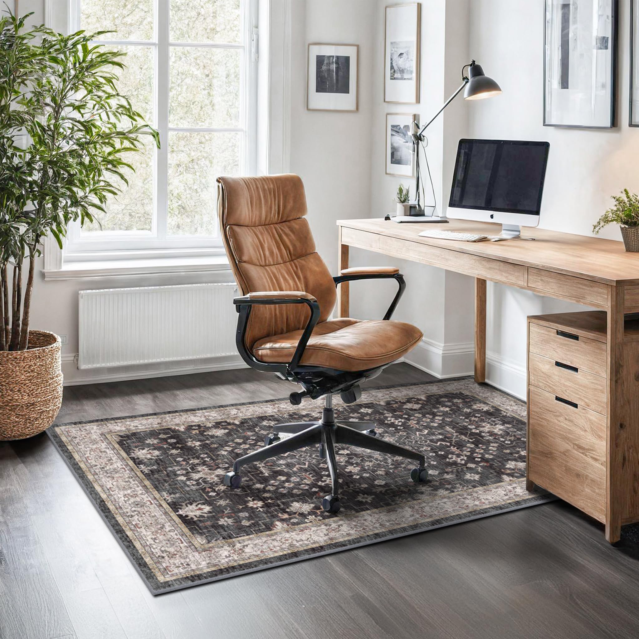 Hazo Haus rug texture closeup showcases color retention.