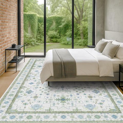 Hazo Haus bohemian floral geometric design brings timeless charm to any room