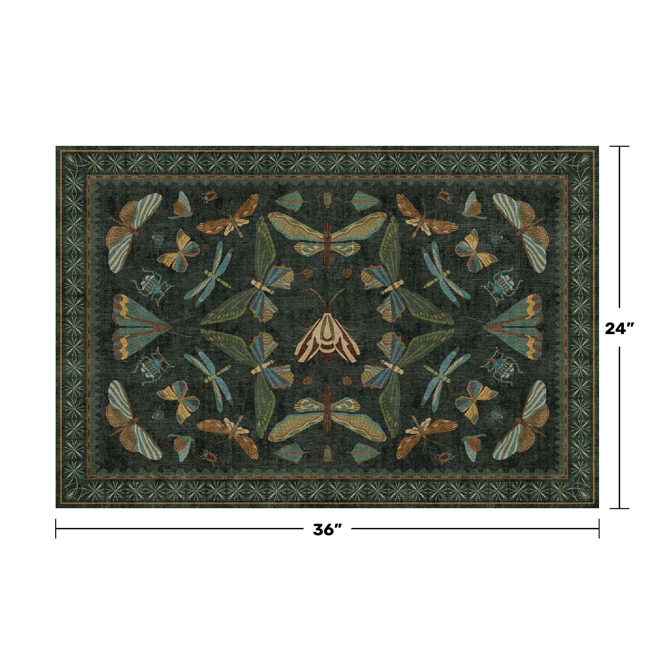 Hazo Haus entryway rug with non-slip backing keeps floors secure in daily use.