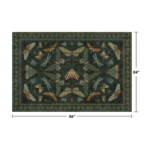 Hazo Haus entryway rug with non-slip backing keeps floors secure in daily use.