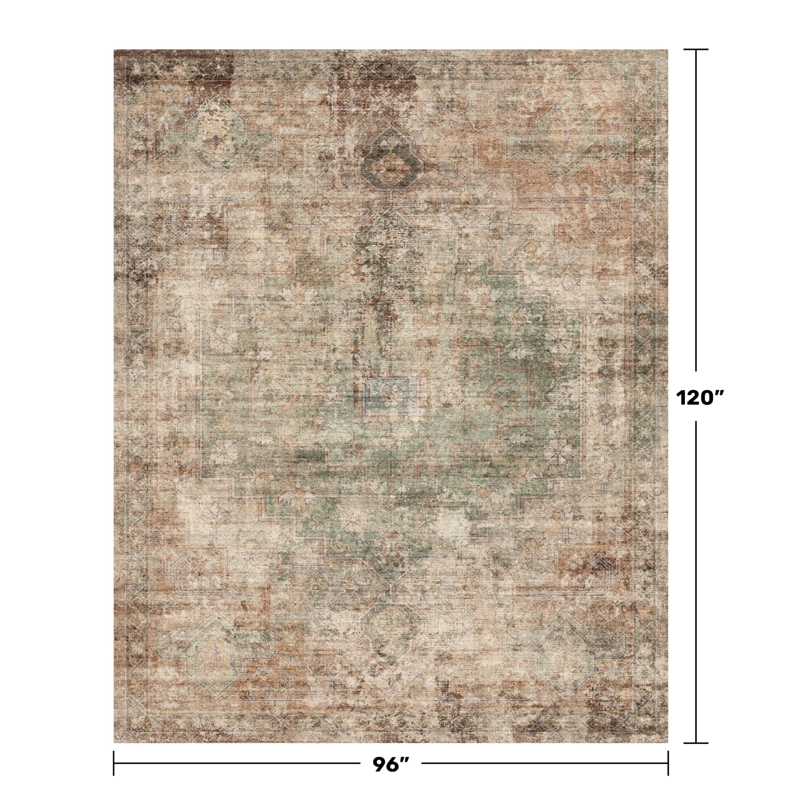 Hazo Haus rug with non-slip backing ensures secure placement on smooth floors.
