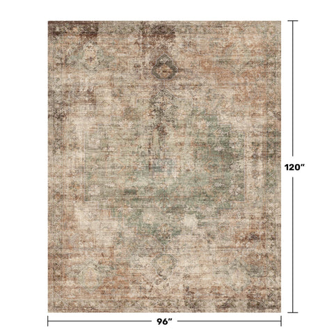 Hazo Haus rug with non-slip backing ensures secure placement on smooth floors.