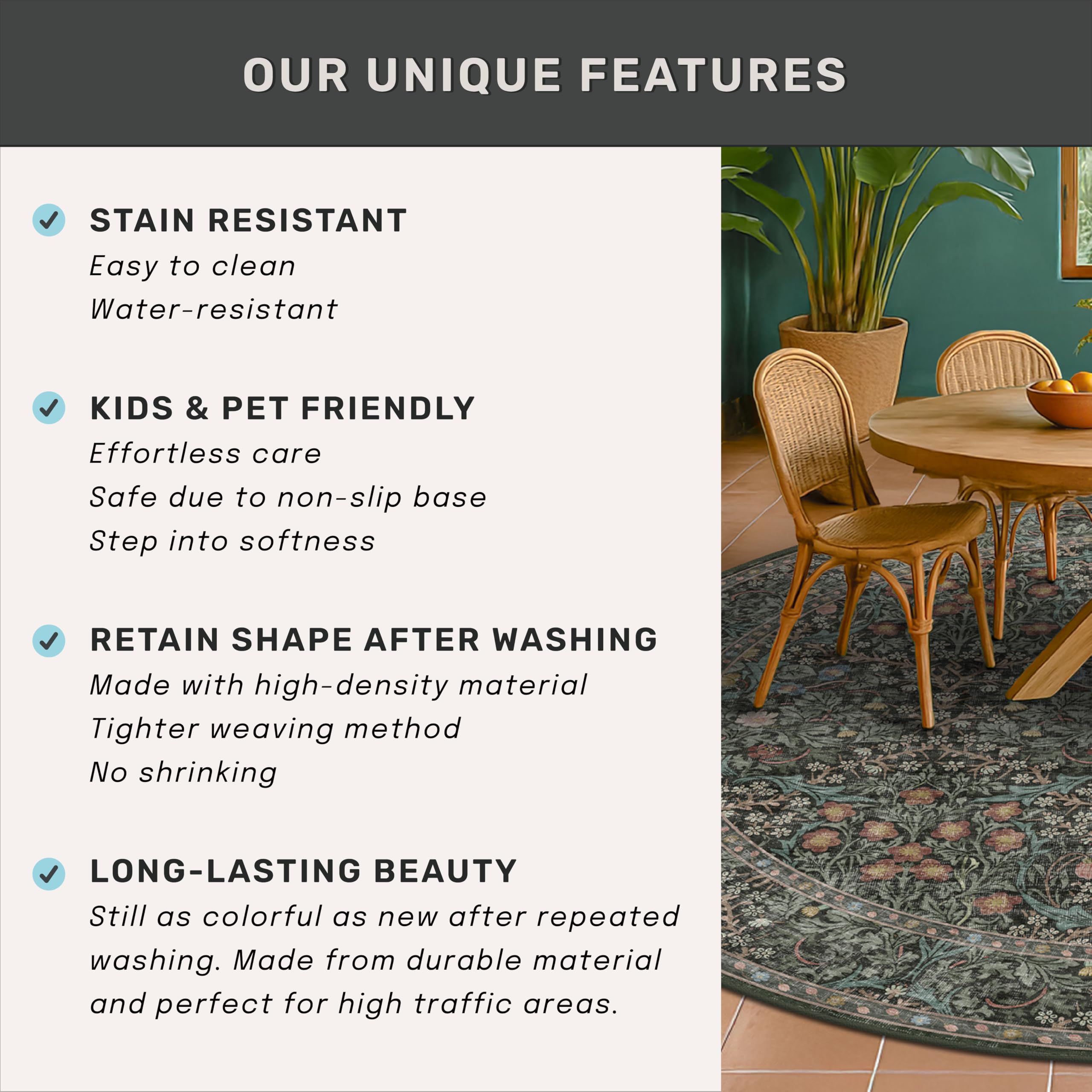 Hazo Haus garden green colorway suits fresh, nature-inspired rooms.