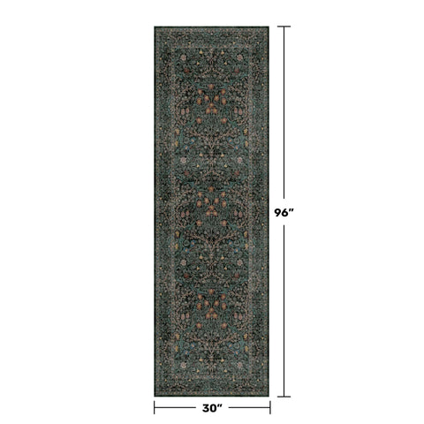 Hazo Haus hallway runner with non-slip backing for safe hallway use.