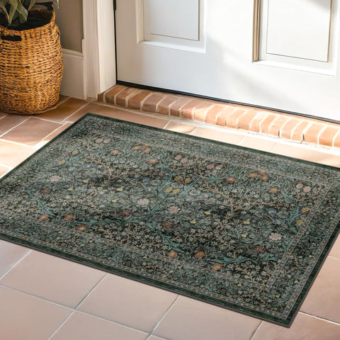 Hazo Haus indoor bathroom rug provides stability in damp or sunny spaces