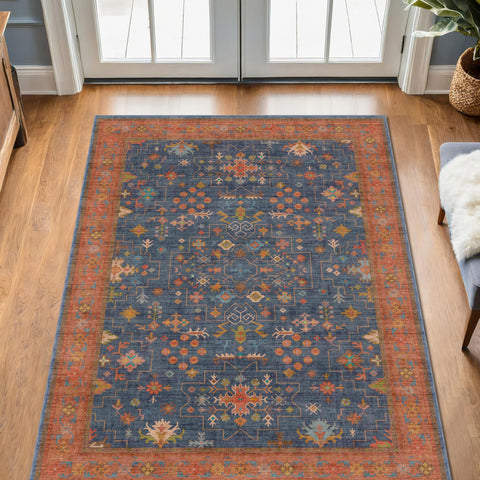 Hazo Haus large 3x5 kitchen rug non-slip underfoot comfort and stability.