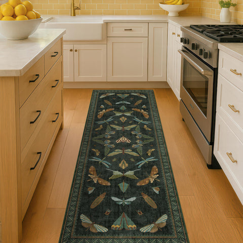 Hazo Haus low-pile soft texture provides comfortable footing.