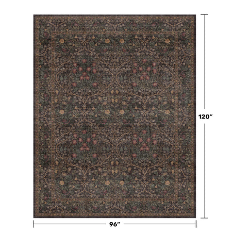 Hazo Haus machine-washable rug for easy cleaning and quick fresh looks.