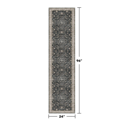 Hazo Haus runner non-slip backing keeps the rug securely in place.