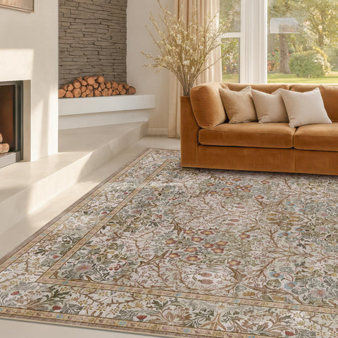 Hazo Haus Pet-friendly rug withstands daily wear with cozy feel